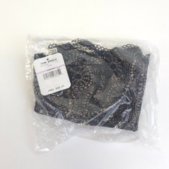 Free People Intimately Starla Underwire Balconette Bra Black 32D - Picture 4 of 4